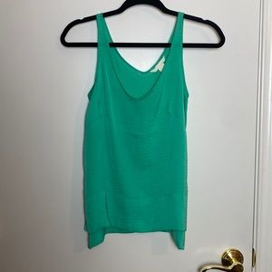 Green blouse tank top